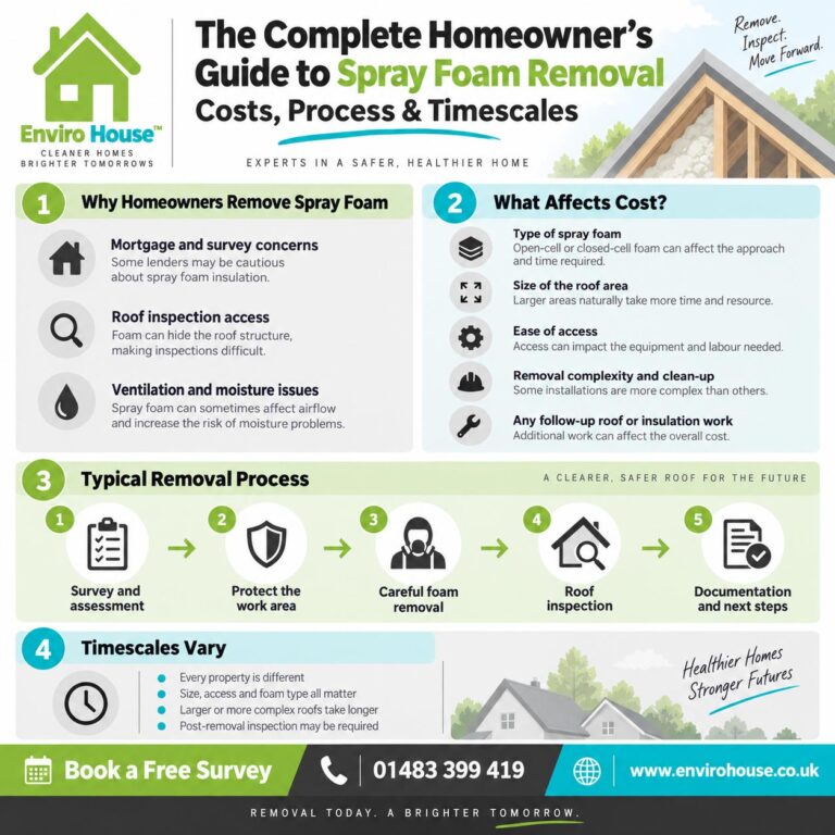 The complete guide to removing spay foam form your loft