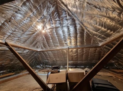 Professional SuperFOIL insulation installation for improved thermal efficiency